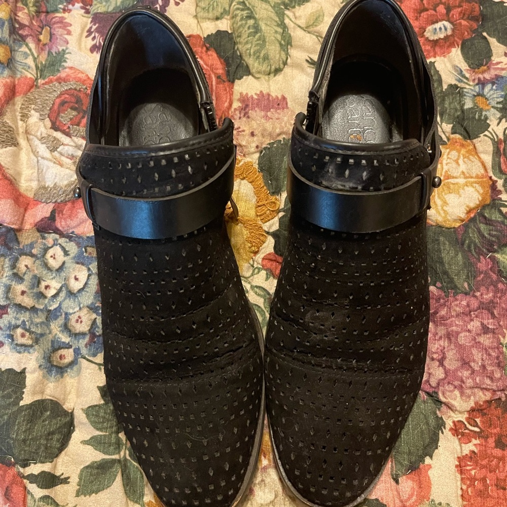 Black ankle boots